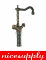 Beautiful Bathroom Free Ship NEW Beautiful Antique Brass Faucet Kitchen Basin Sink Mixer Tap b621