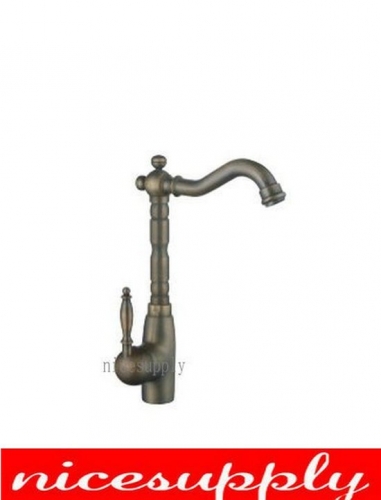 NEW LED 3 Colors Beautiful Free Ship Bathroom Antique Brass Faucet Kitchen Basin Sink Mixer Tap CM00022