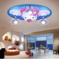 newest hello kitty cat led ceiling lights fixture cute girls bedroom ceiling lamps kids child cartoon living room light 220v