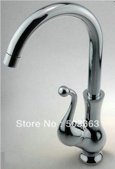 Beautiful Swivel Kitchen Faucet Polished Chrome Basin&Sink Mixer Deck Mounted Tap CM0895 [Kitchen Faucet 1590|]