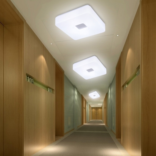 modern led flush mount surface mounted square shape led ceiling light ...