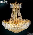 royal empire silver crystal chandelier light french golden crystal hanging light diameter 20 inch