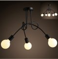 simple creative black & white e27 ceiling lamp vintage personality modern brief led ceiling light bedroom lights