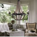 simple vintage hemp rope chandelier nordic wrought iron creativity coffee bar dining room rope chandelier indoor light fixtures