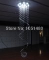 new arrival contemporary crystal chandelier dia80*h280cm penthouse floor light crystal lamp