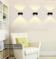 creative bedside lamp 6w white wall led wall lamp living room hallway bedroom bedside aisle balcony stairwell wall lamp ca422