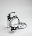 Unique Single Hole Deck Mount Bathroom Basin Pull Out Faucet Chrome Mixer Tap H-021