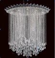 customize flush mount square led crystal light luxury foyer chandeliers l70*w70*h80cm modern lighting