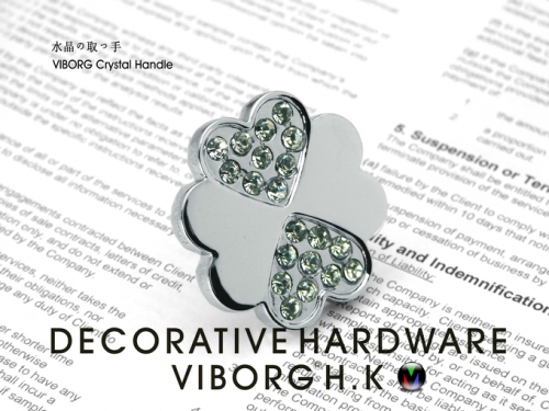 (4 pieces/lot) VIBORG K9 Glass Crystal Knobs Drawer Pulls & Cabinet Handles &Drawer Knobs, SA-955-PSS