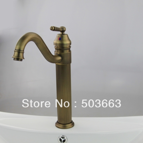 Antique Bronze Finished Basin Faucet Sink Faucet Single Lever Bathroom Mixer L-0161