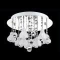 modern crystal led ceiling light polish chrome restaurant diningkid's children's kitchen room flower lamp hanging lights fixture