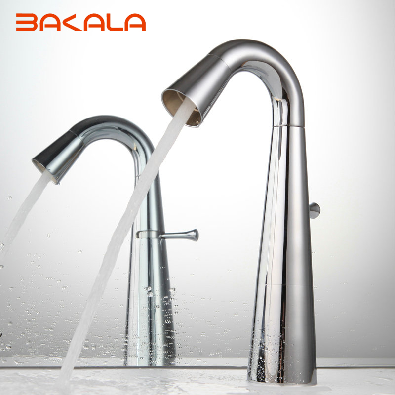 2017 bakala modern washbasin design bathroom faucet mixer waterfall and cold water taps for basin of bathroom f-6166