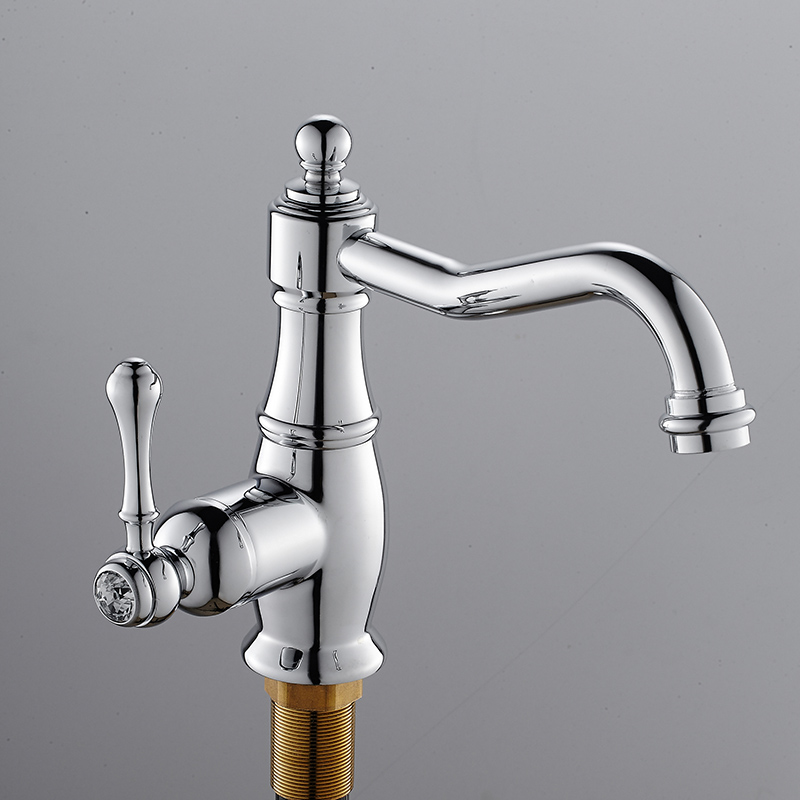 2017 newly design single handle kitchen faucet by solid brass kitchen sink mixer tap of cold kitchen faucet