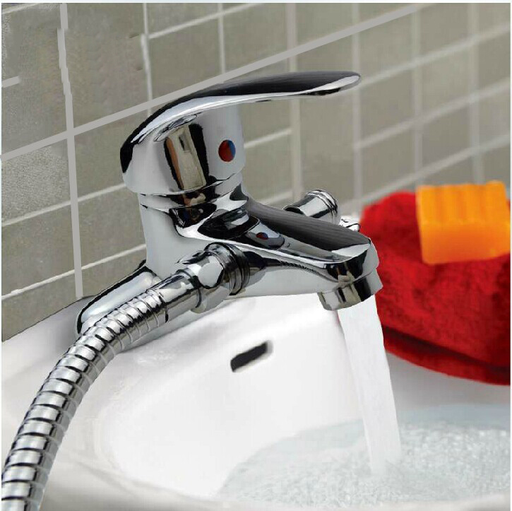 3 ways bathroom basin faucet with single handle dual hole bathroom basin sink water faucet