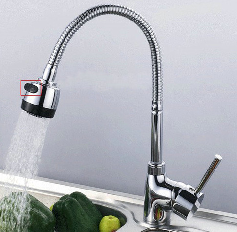 360 degree swivel spray and stream dual use kitchen water faucet and cold faucet for sink dona1144