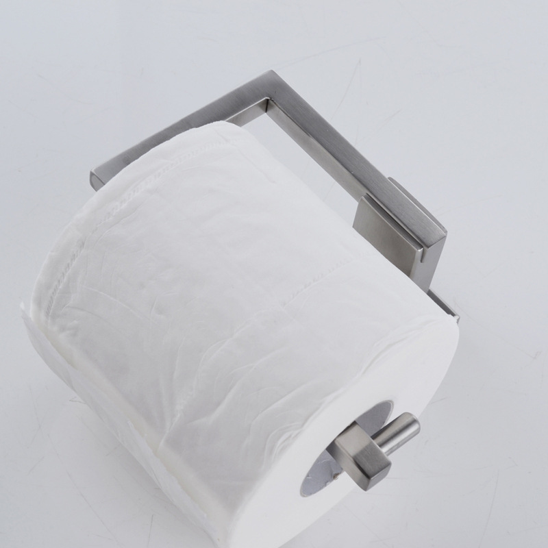 aothpher 304 brush stainless steel toilet paper holder bathroom brushed finished roll paper holder wall mounted tissue holder