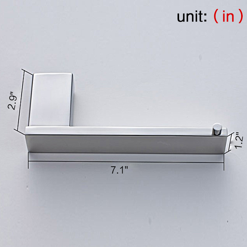 aothpher 304 stainless steel toilet paper holder bathroom chrome finished roll paper holder wall mounted bathroom tissue holder