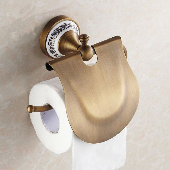 aothpher' brass paper box roll holder bathroom accessories toilet paper holder creative wall mounted roll tissue holder bathroom