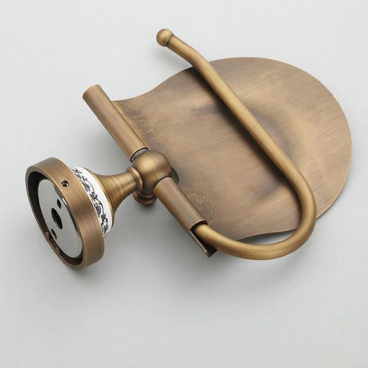 aothpher' brass paper box roll holder bathroom accessories toilet paper holder creative wall mounted roll tissue holder bathroom