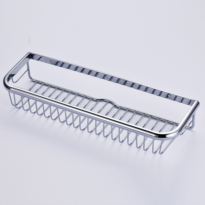 aothpher 45 cm chrome square holder bathroom accessories toilet basket wall-mounted roll tissue holder bathroom