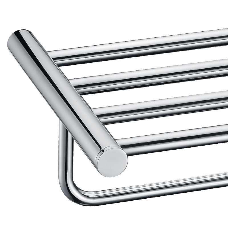 aothpher 60 cm 304 stainless steel chrome finished towel racks brand bathroom accessories towel shelf wall mounted towel rail