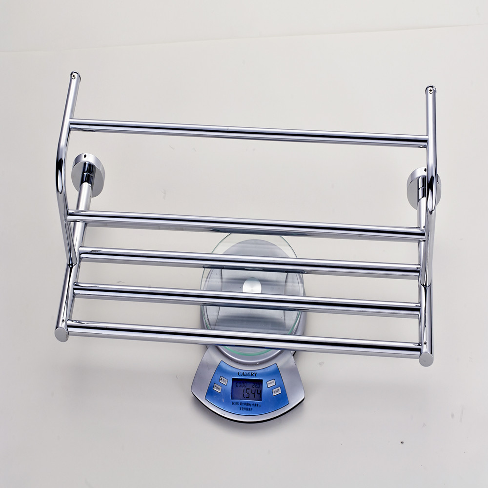 aothpher 60 cm stainless steel chrome finished towel brand bathroom accessories towel shelf wall mounted towel rail