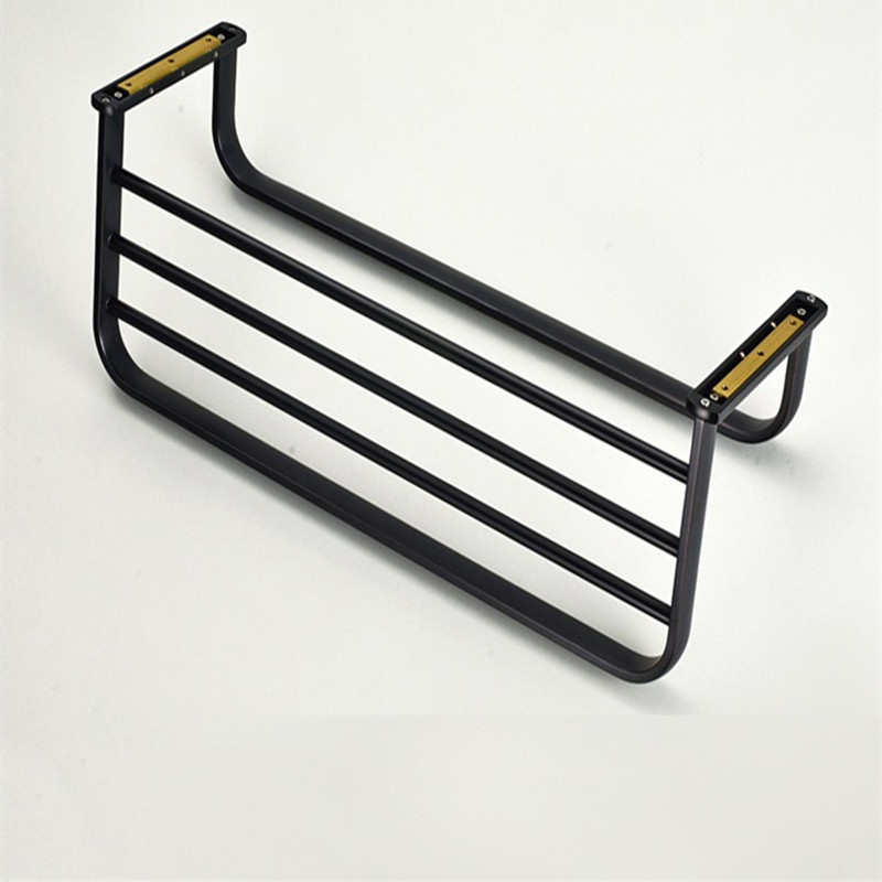 aothpher 60cm oil rubbed brone finished towel racks brand bathroom accessories towel shelf wall mounted towel rail for bathroom