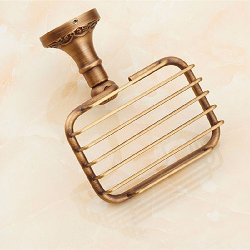 aothpher antique brass soap holder copper soap dishes soap basket bathroom accessories space-saving bathroom soap dish