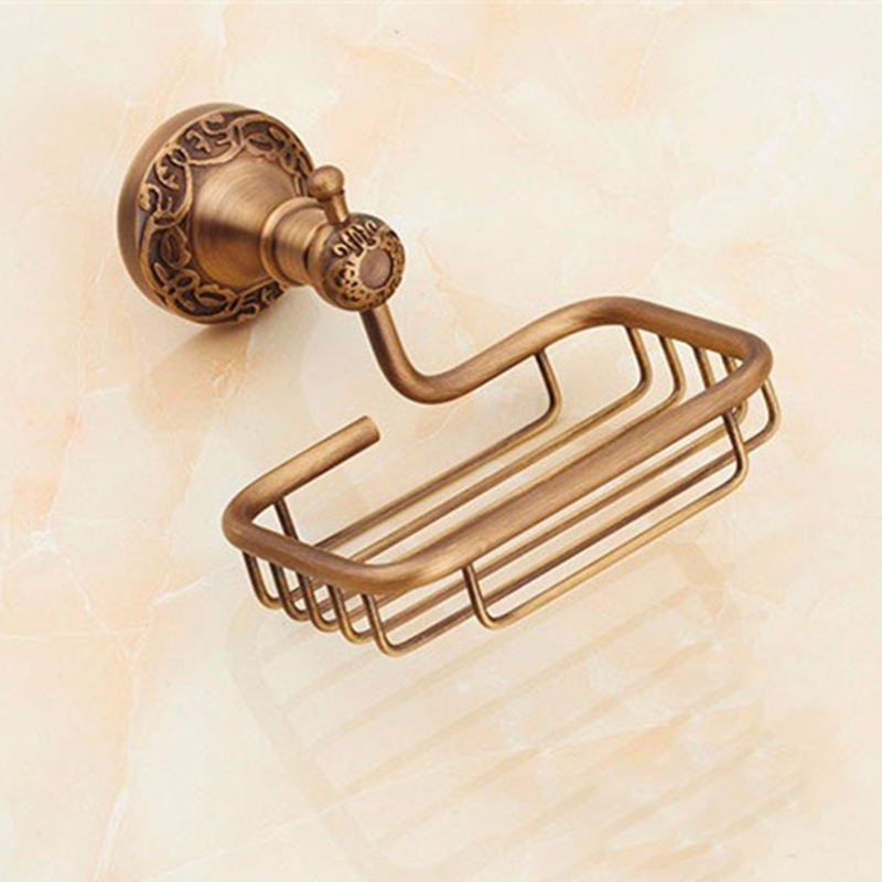 aothpher antique brass soap holder copper soap dishes soap basket bathroom accessories space-saving bathroom soap dish