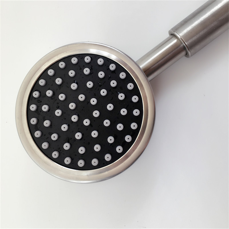 aothpher brushed water saving shower head with plated bathroom hand hold shower heads rainfall bathroom booster showers spray