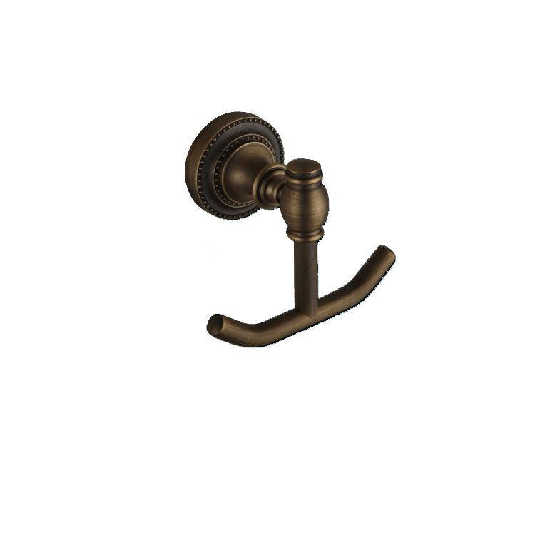 aothpher new arrival european antique brass robe hook bathroom accessories clothes hookcoat hook wall-mounted towel rack