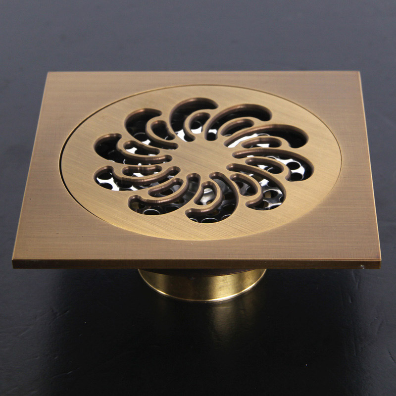 aothpher new floor drains deodorization brass construction drains for home kitchen accessories