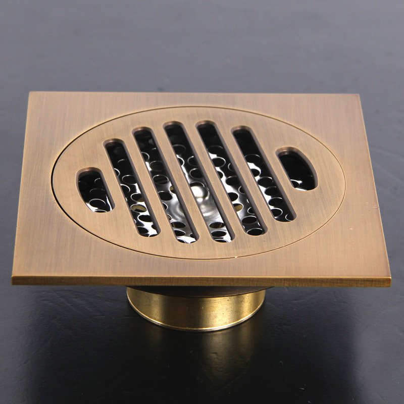 aothpher new floor drains deodorization brass construction drains for home kitchen accessories