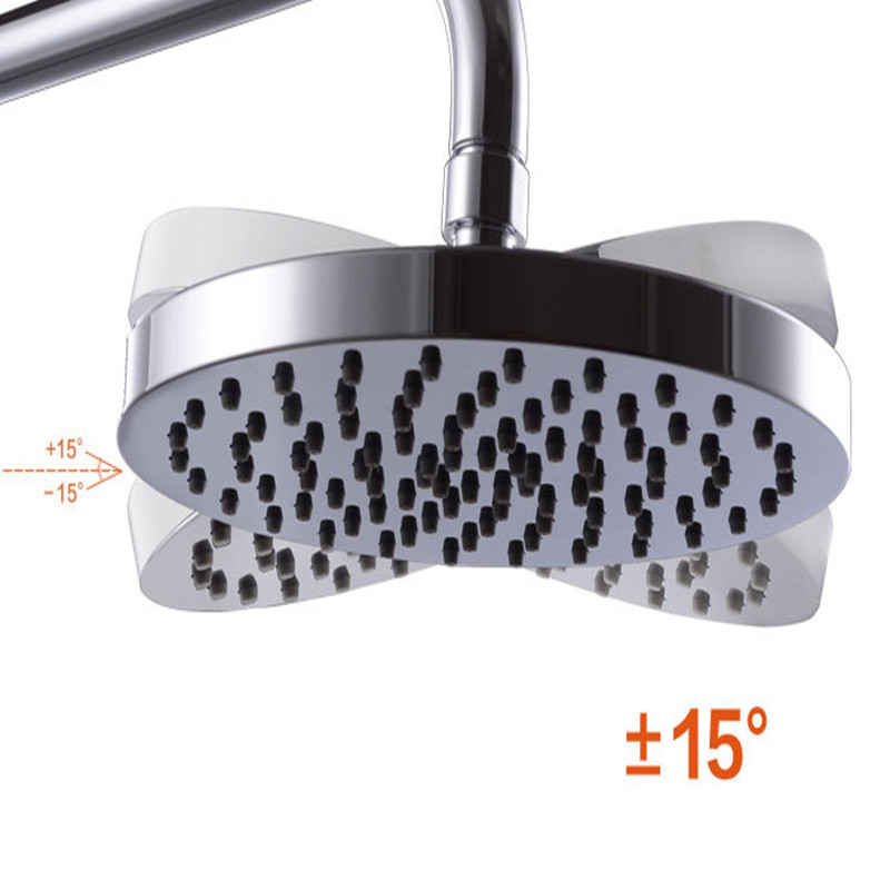 aothpher water saving rainful shower head high pressurized abs with chrome plated bathroom hand shower water booster shower head