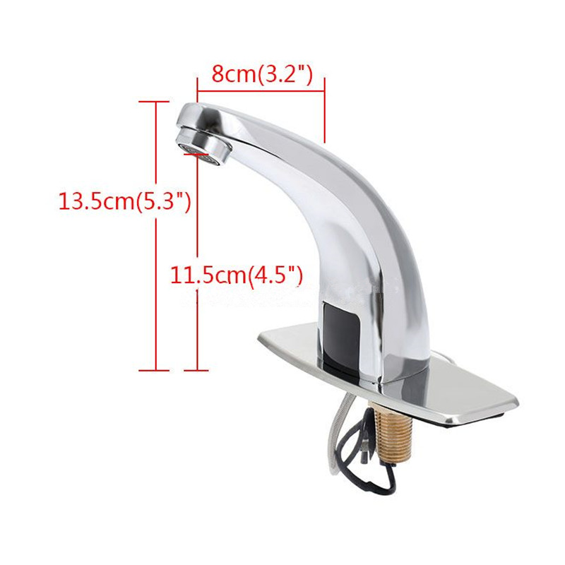 automatic infrared sensor faucet for bathroom sink cold water tap mixer touch dona4201