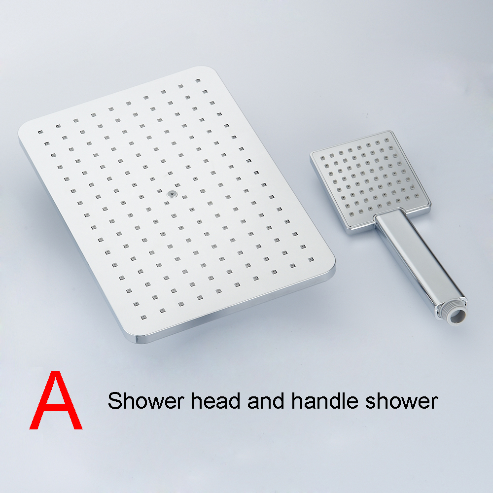 bakala andheld showerheads hand shower bathroom handheld shower head partial bent square hand shower abs chrome finished