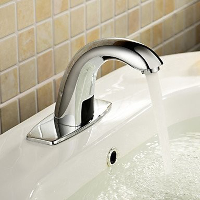 bakala automatic sensor tap contemporary new for toilet brass chromed cold with sensor water tap bathroom f-201