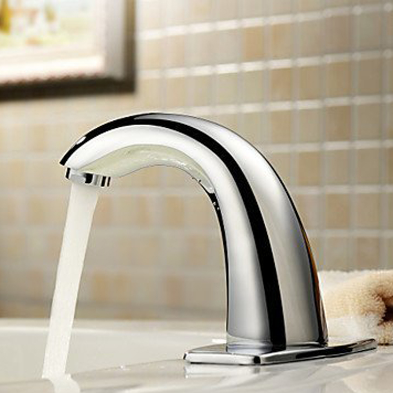 bakala automatic sensor tap contemporary new for toilet brass chromed cold with sensor water tap bathroom f-201