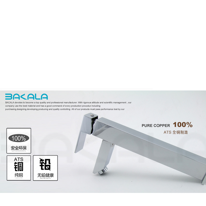 bakala bathroom design banheiro brass chromed single lever single hole and cold bathroom faucet g-8030