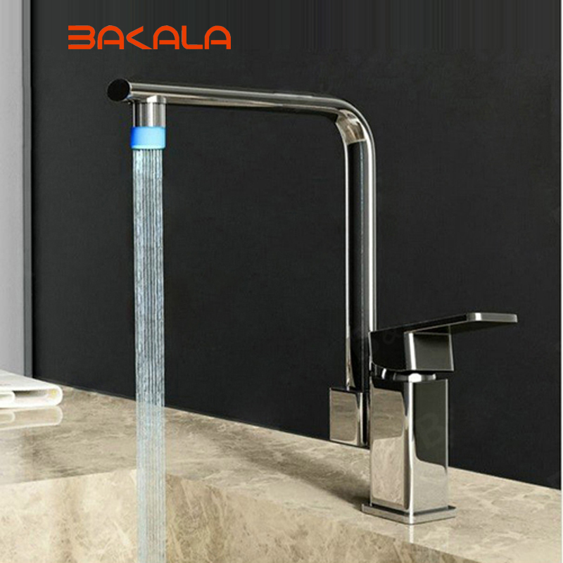 bakala brass faucet single handle swivel kitchen faucet mixer s-113