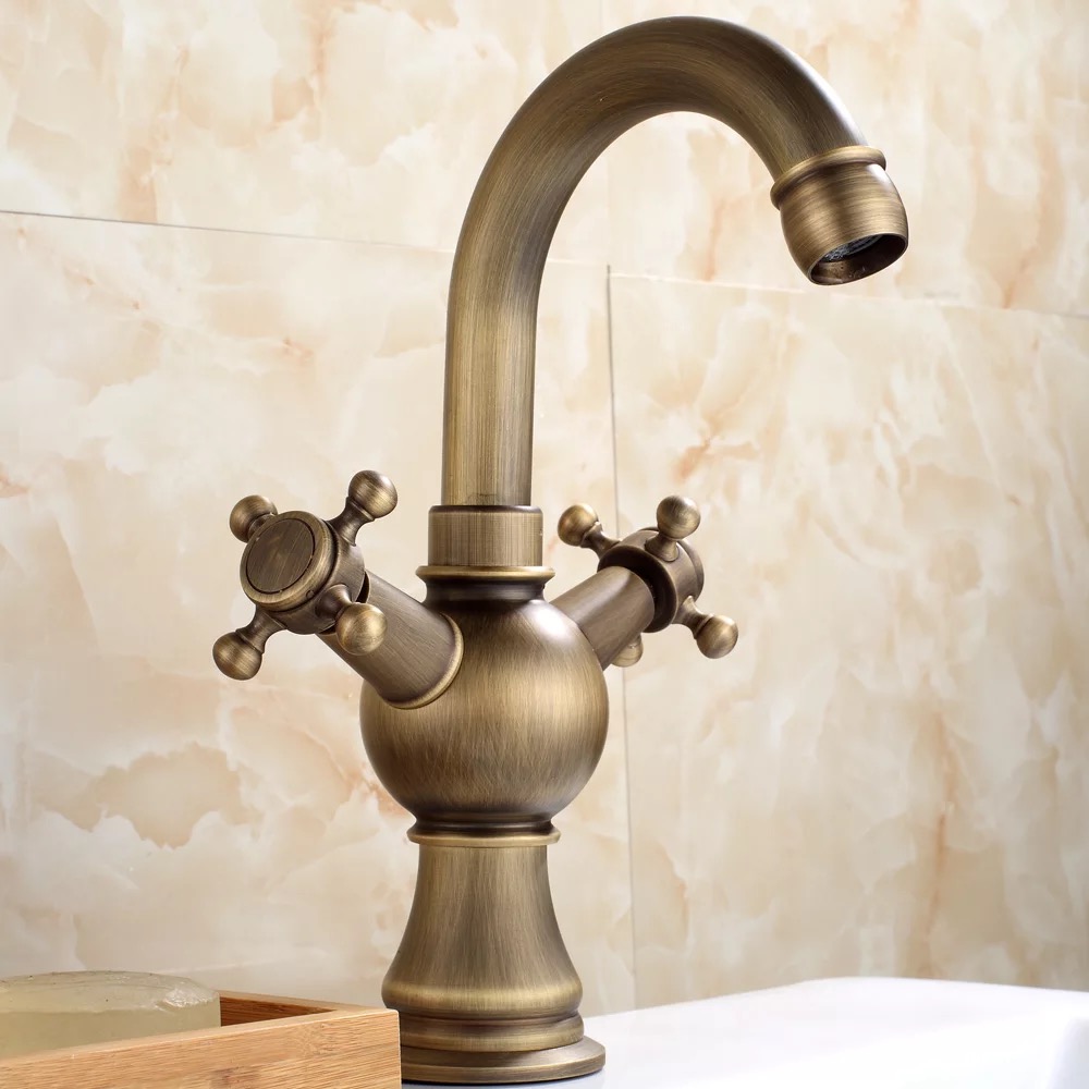 bakala classic brass bathroom single handle single hole bronze faucet for the bathroom gz7102