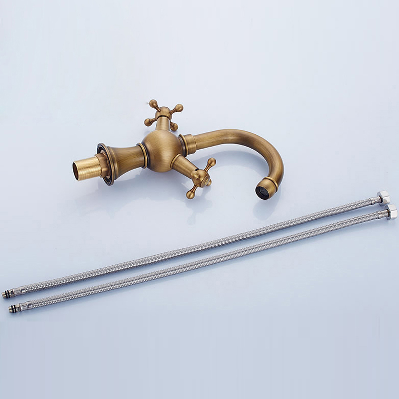 bakala classic brass bathroom single handle single hole bronze faucet for the bathroom gz7102