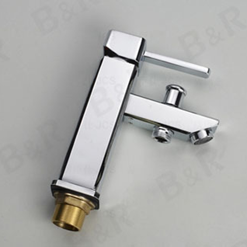 bakala deck mounted chrome polished finish bathroom faucet basin mixer tap g-8047