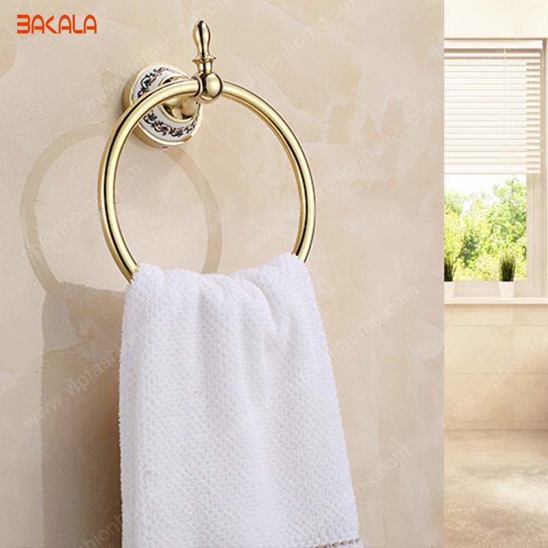 bakala fashionable space aluminum moving towel rack towel rail towel rod br-5507