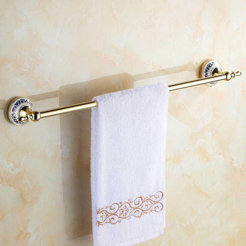 bakala fashionable space gilded towel rack towel rail towel rod br-5509