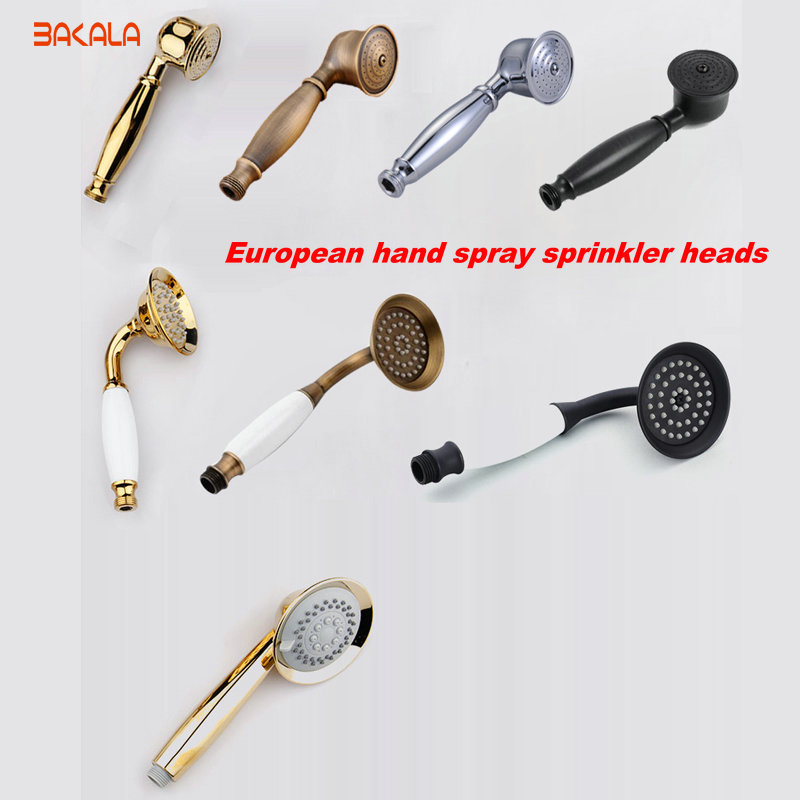 bakala luxurious european hand sprayer sprinkler head for bath showering system