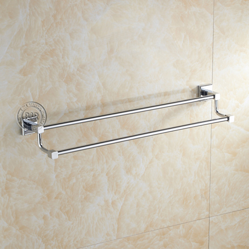 bakala luxury bathroom stainless steel double 50cm towel holder br-87002