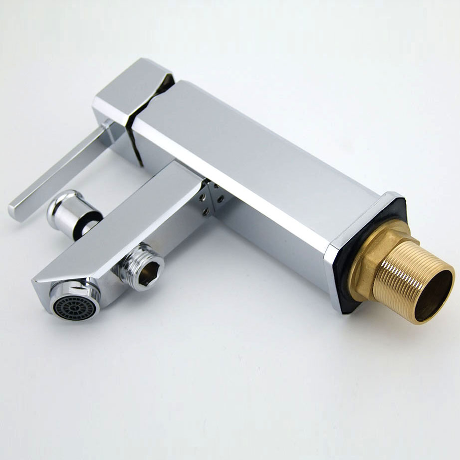 bakala luxury brass washbasin faucet, & cold water mixer, with hand shower and hose,