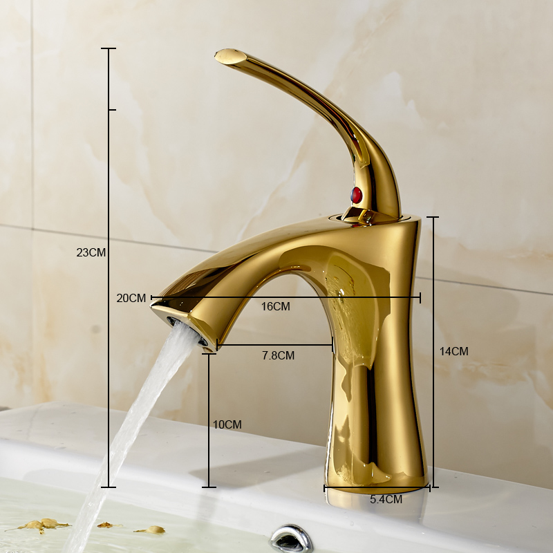 bakala new luxury basin faucet single handle hole bathroom vessel sink mixer tap deck mounted and cold water b-1085m