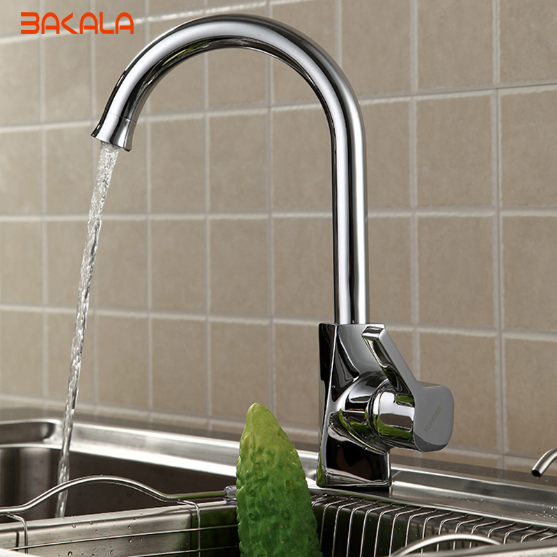 bakala torneira cozinha chromed swivel kitchen sink bathroom basin mixer tap faucet fa-5904